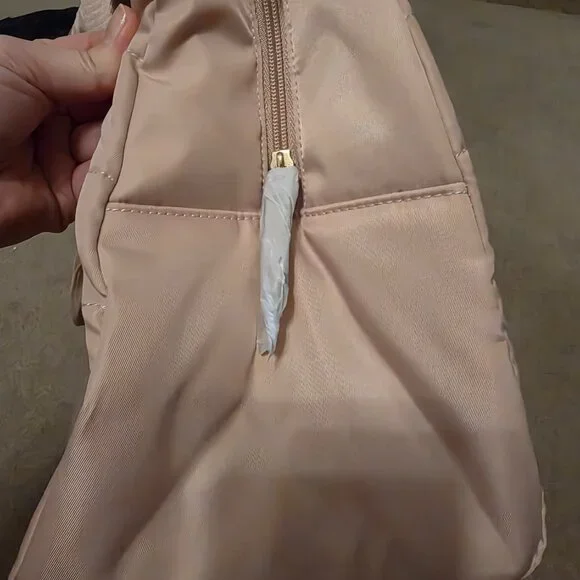 Victoria's Secret Quilted Pink Duffel Bag Overnight Gym Travel Tote - Picture 6 of 7